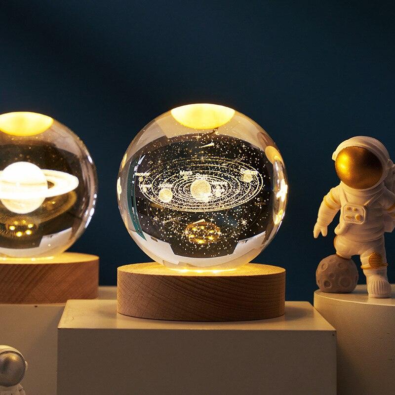 Luminária Decorativa Espacial 3D - abc lar