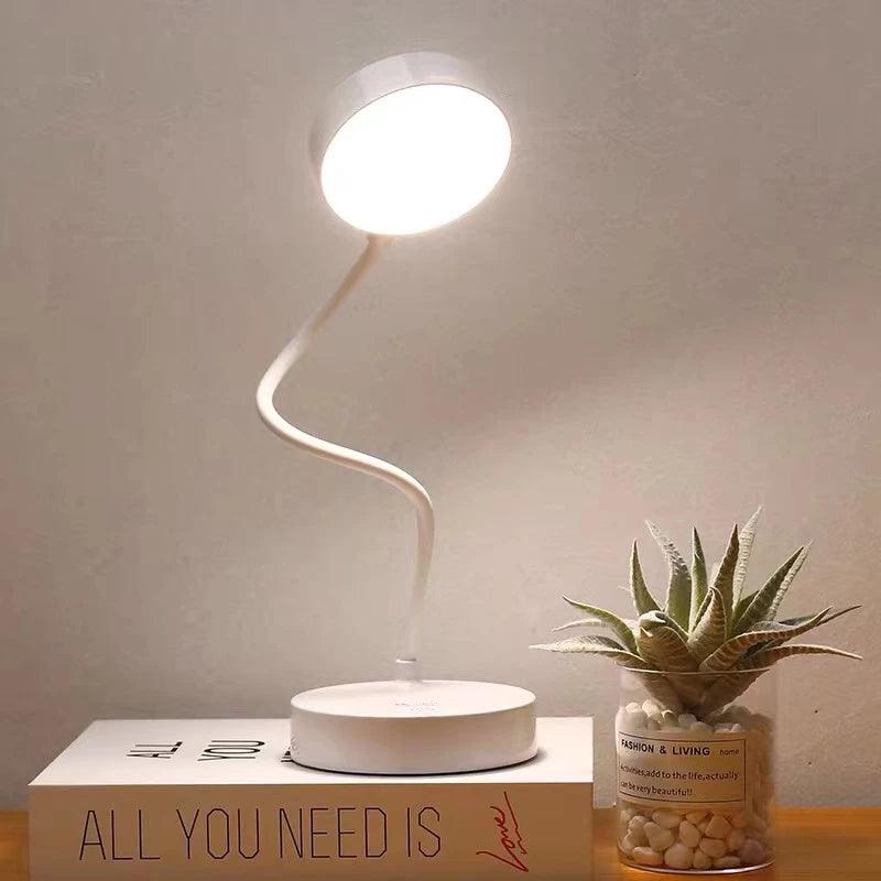 Luminária LED Recarregável Touch - Iluminação Flexível de Mesa - abc lar